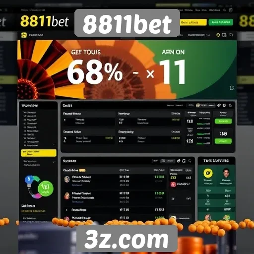 Acessibilidade e usabilidade do site 8811bet